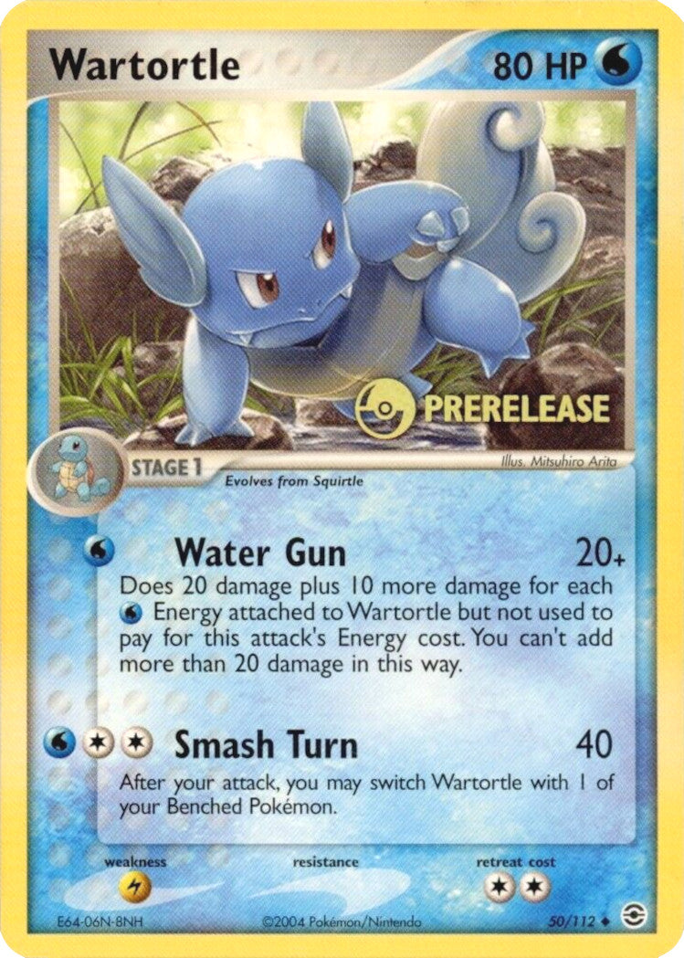 Wartortle (50/112) (Prerelease) [EX: FireRed & LeafGreen] | Tabernacle Games