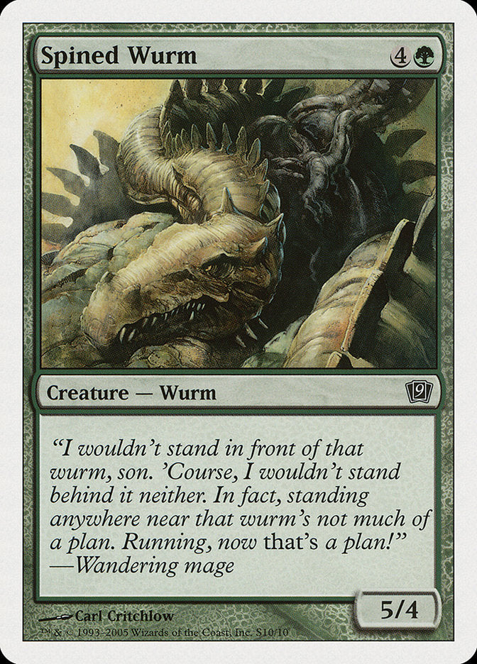 Spined Wurm [Ninth Edition] | Tabernacle Games