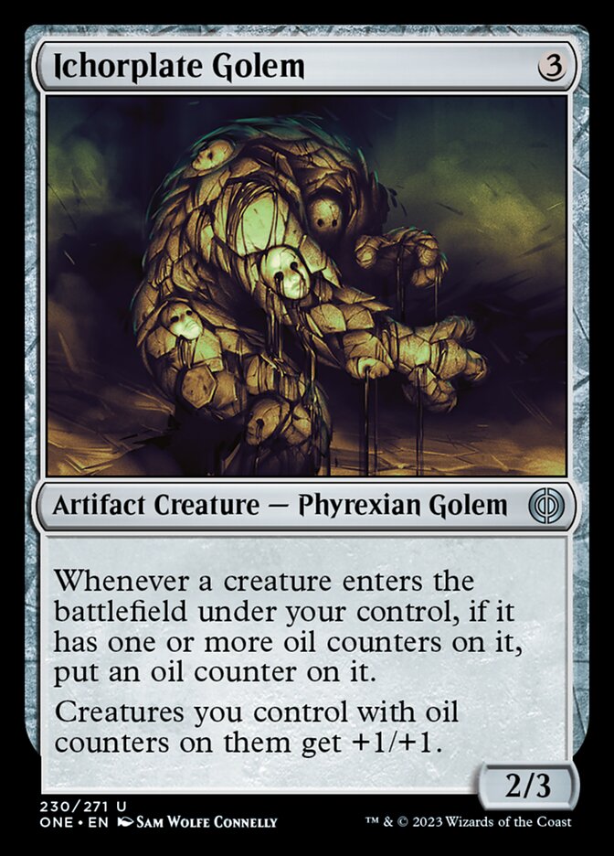 Ichorplate Golem [Phyrexia: All Will Be One] | Tabernacle Games