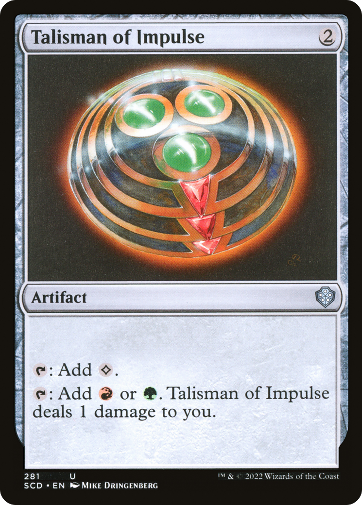 Talisman of Impulse [Starter Commander Decks] | Tabernacle Games