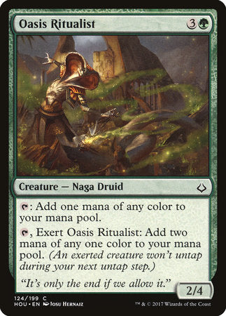 Oasis Ritualist [Hour of Devastation] | Tabernacle Games