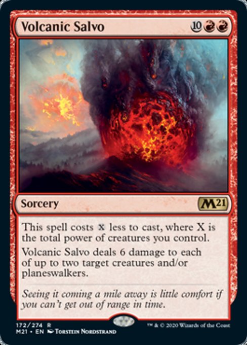 Volcanic Salvo [Core Set 2021] | Tabernacle Games