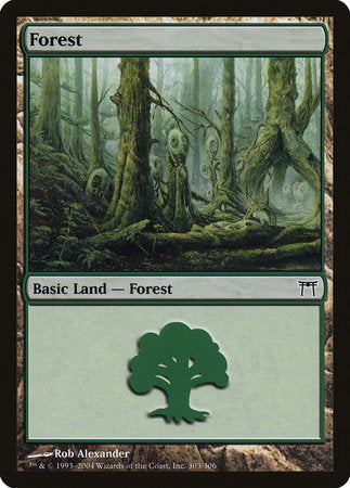 Forest (303) [Champions of Kamigawa] | Tabernacle Games