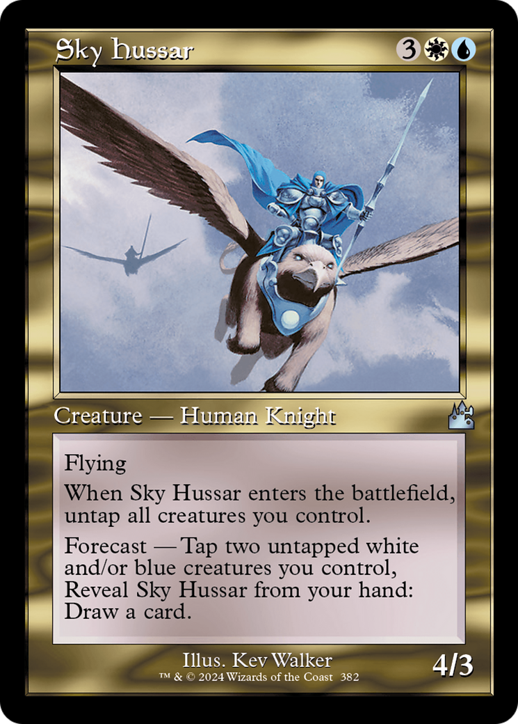 Sky Hussar (Retro Frame) [Ravnica Remastered] | Tabernacle Games