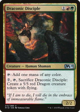 Draconic Disciple [Core Set 2019] | Tabernacle Games