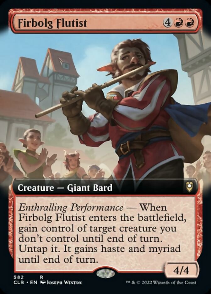 Firbolg Flutist (Extended Art) [Commander Legends: Battle for Baldur's Gate] | Tabernacle Games