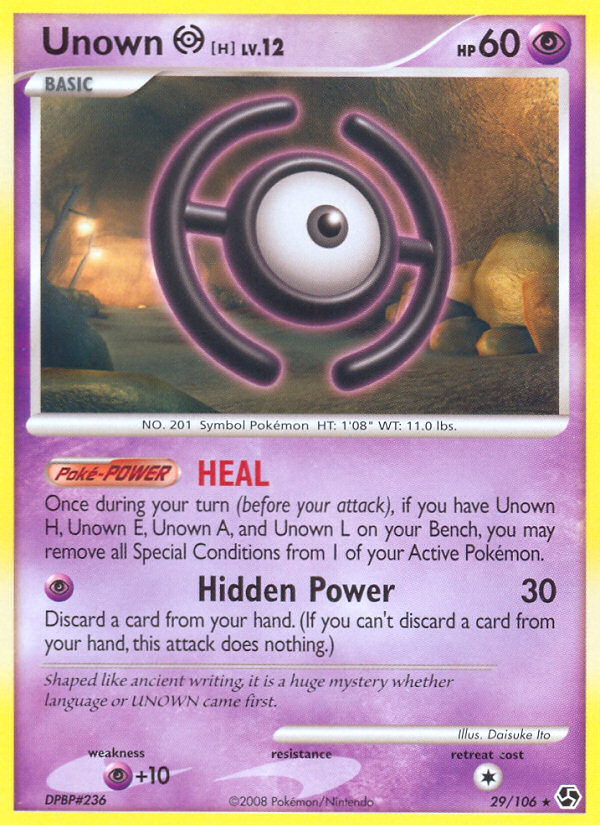 Unown H (29/106) [Diamond & Pearl: Great Encounters] | Tabernacle Games