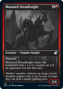 Mounted Dreadknight [Innistrad: Double Feature] | Tabernacle Games