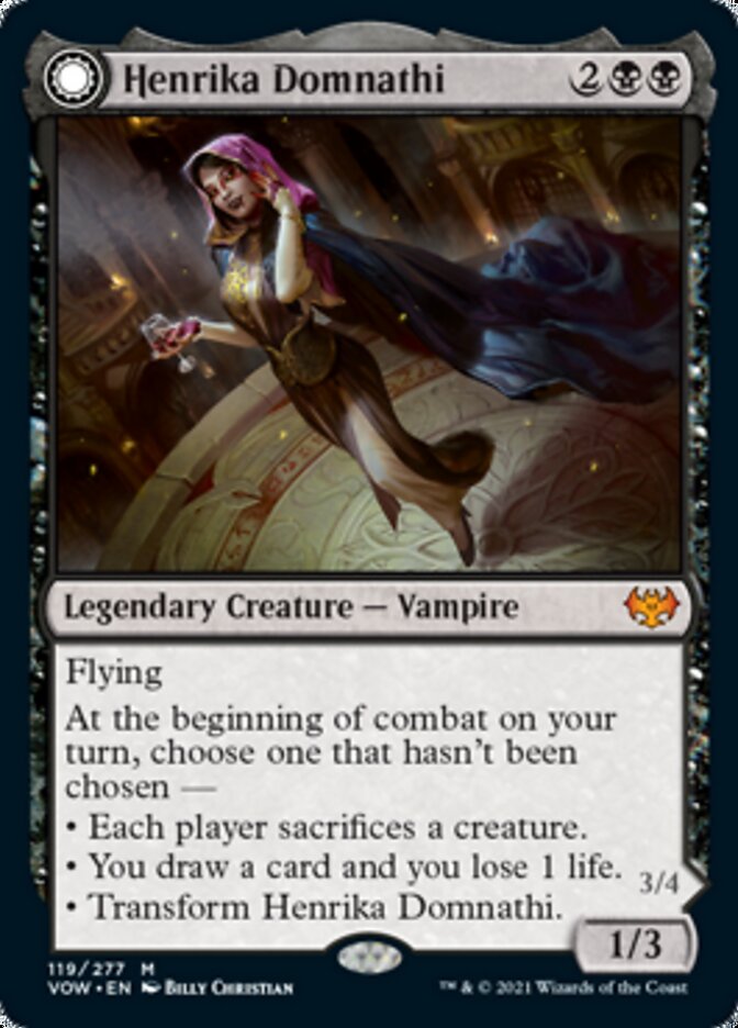 Henrika Domnathi // Henrika, Infernal Seer [Innistrad: Crimson Vow] | Tabernacle Games