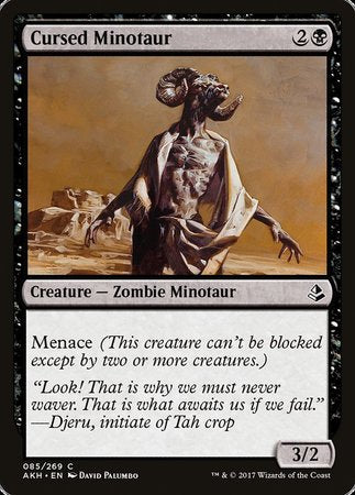 Cursed Minotaur [Amonkhet] | Tabernacle Games