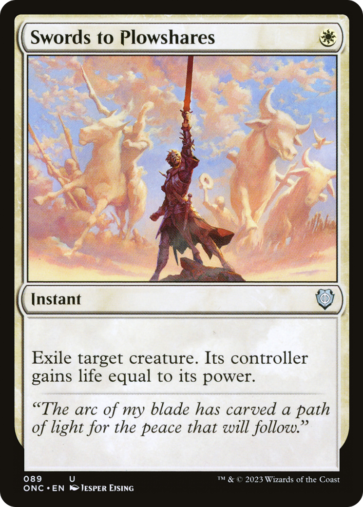 Swords to Plowshares [Phyrexia: All Will Be One Commander] | Tabernacle Games