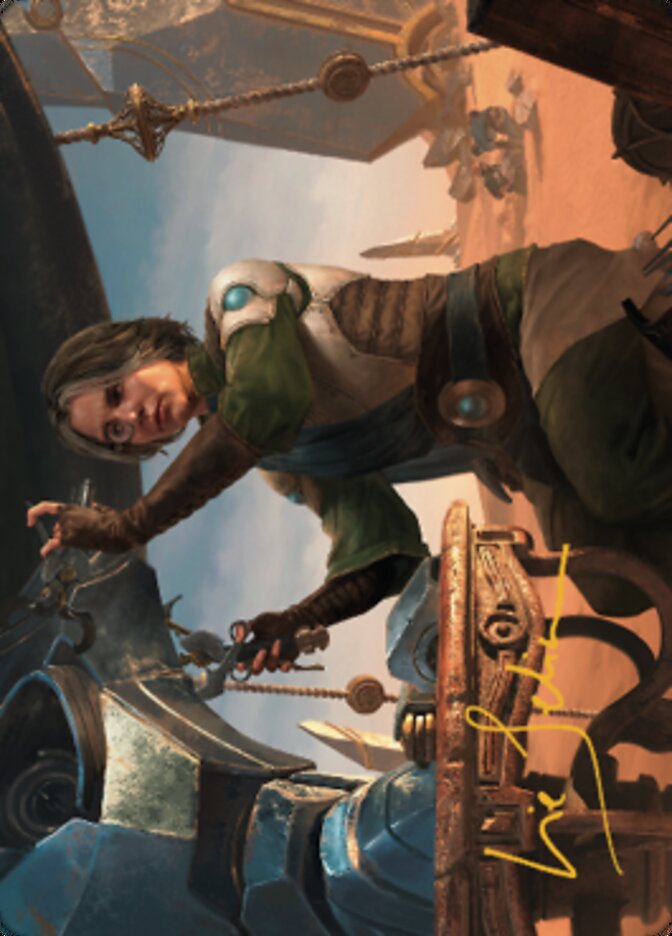 Tocasia, Dig Site Mentor Art Card (Gold-Stamped Signature) [The Brothers' War Art Series] | Tabernacle Games