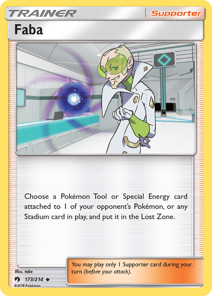 Faba (173/214) [Sun & Moon: Lost Thunder] | Tabernacle Games