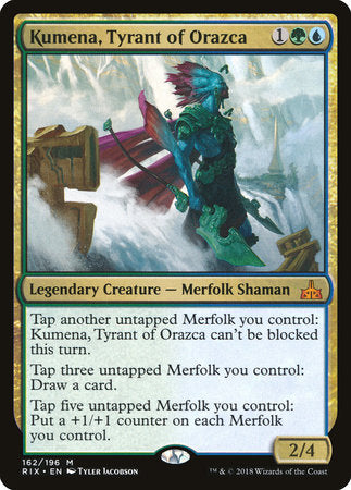 Kumena, Tyrant of Orazca [Rivals of Ixalan] | Tabernacle Games