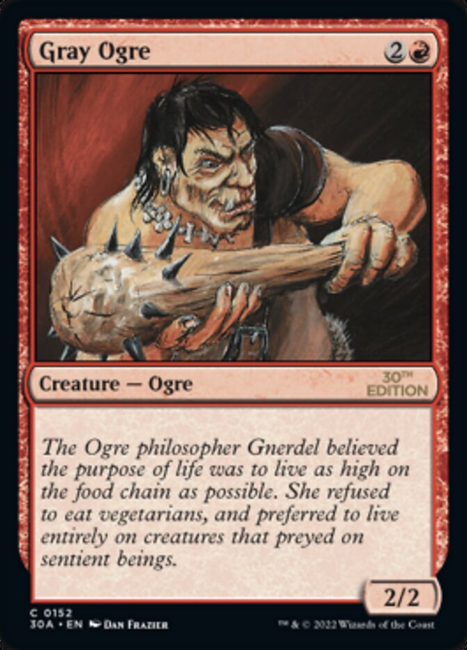 Gray Ogre [30th Anniversary Edition] | Tabernacle Games