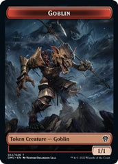 Zombie Knight // Goblin Double-sided Token [Dominaria United Commander Tokens] | Tabernacle Games