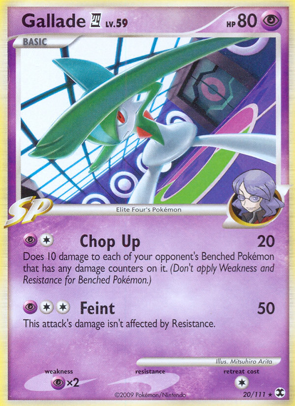 Gallade (20/111) [Platinum: Rising Rivals] | Tabernacle Games