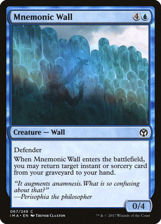 Mnemonic Wall [Iconic Masters] | Tabernacle Games