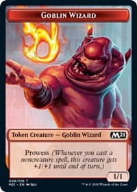 Goblin Wizard // Weird Double-sided Token [Core Set 2021 Tokens] | Tabernacle Games