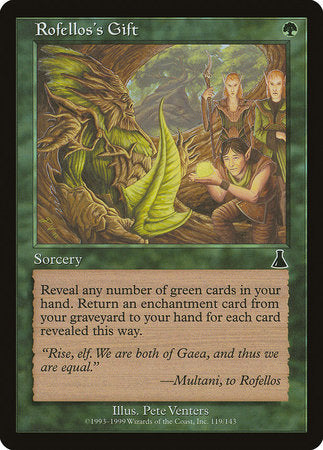 Rofellos's Gift [Urza's Destiny] | Tabernacle Games