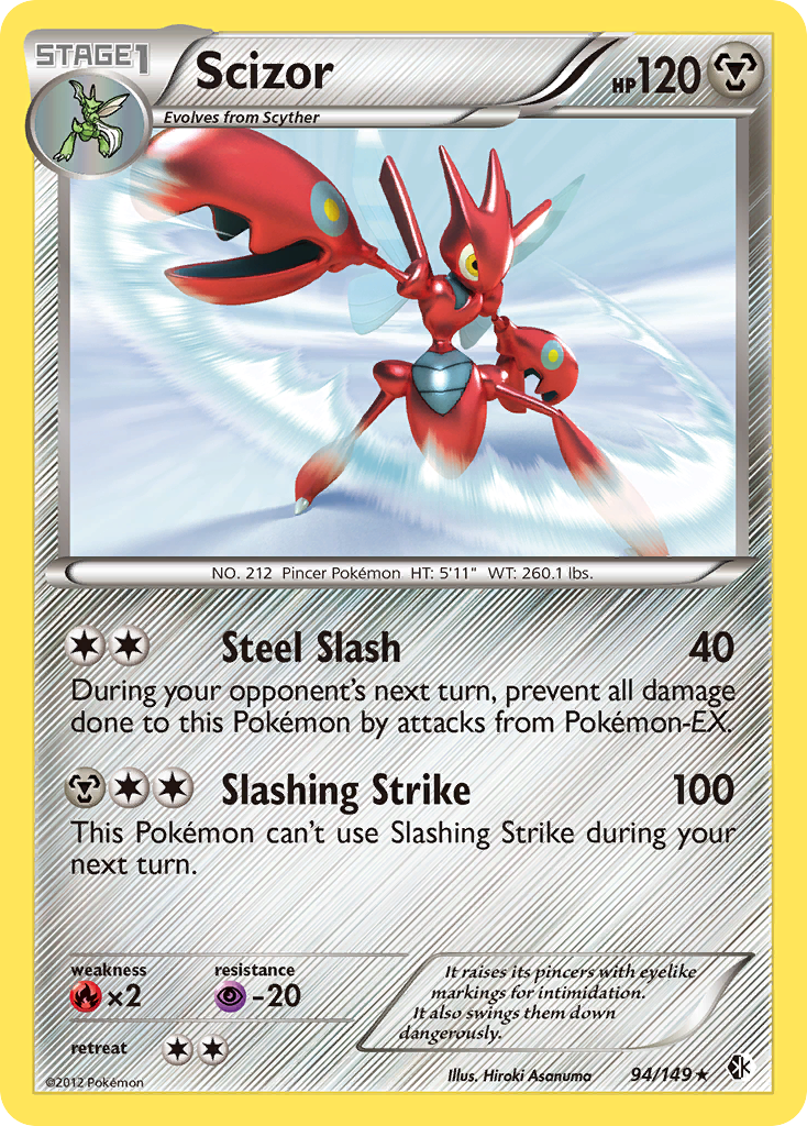 Scizor (94/149) [Black & White: Boundaries Crossed] | Tabernacle Games