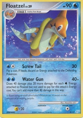 Floatzel (2/12) [Diamond & Pearl: Trainer Kit - Manaphy] | Tabernacle Games