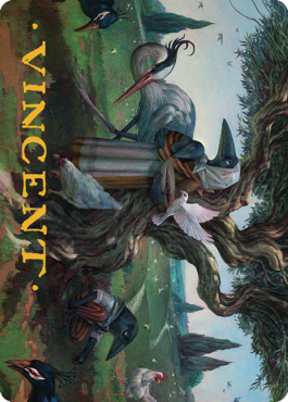 Kindred Discovery Art Card (Gold-Stamped Signature) [Commander Legends: Battle for Baldur's Gate Art Series] | Tabernacle Games