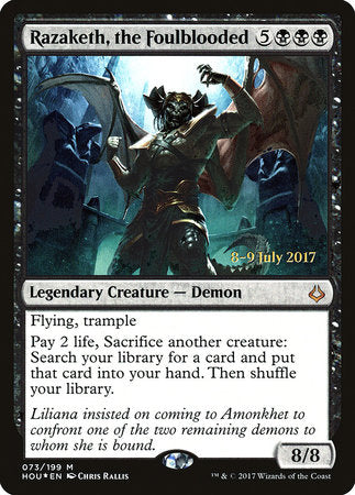 Razaketh, the Foulblooded [Hour of Devastation Promos] | Tabernacle Games