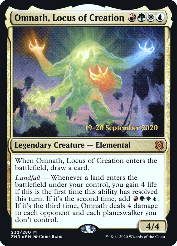 Omnath, Locus of Creation  [Zendikar Rising Prerelease Promos] | Tabernacle Games