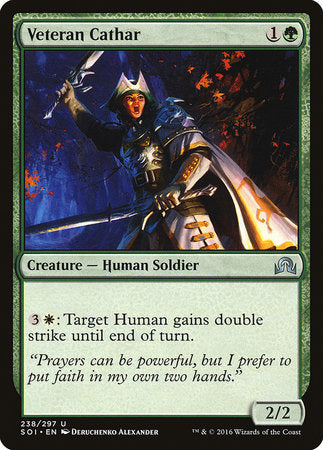 Veteran Cathar [Shadows over Innistrad] | Tabernacle Games