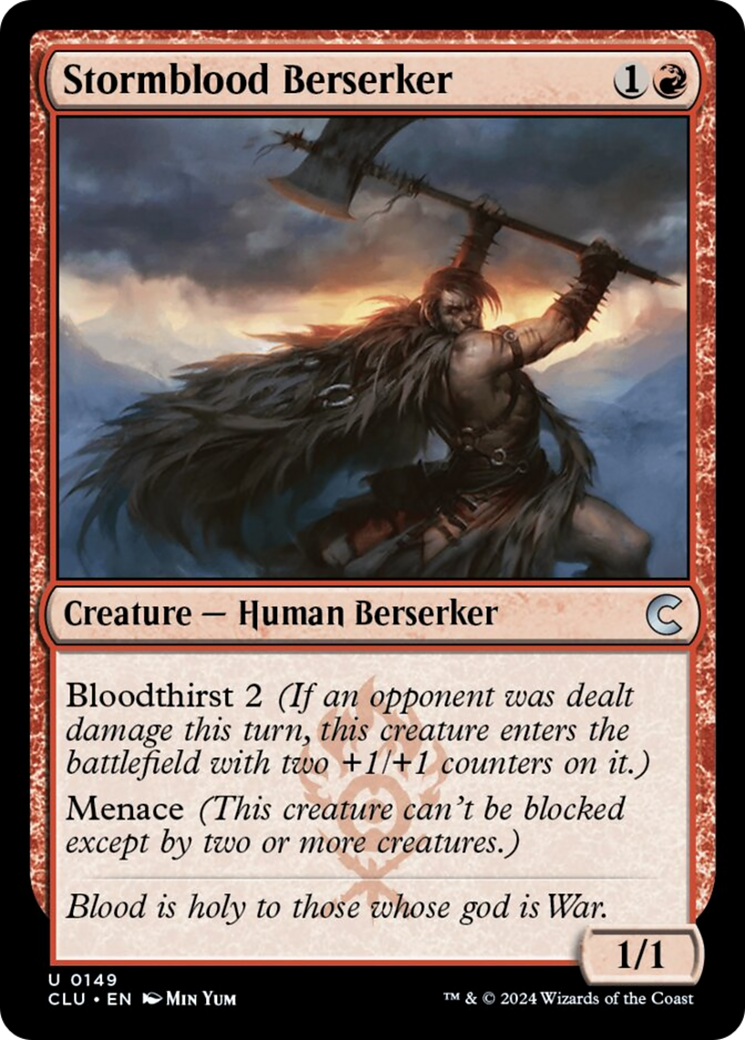 Stormblood Berserker [Ravnica: Clue Edition] | Tabernacle Games