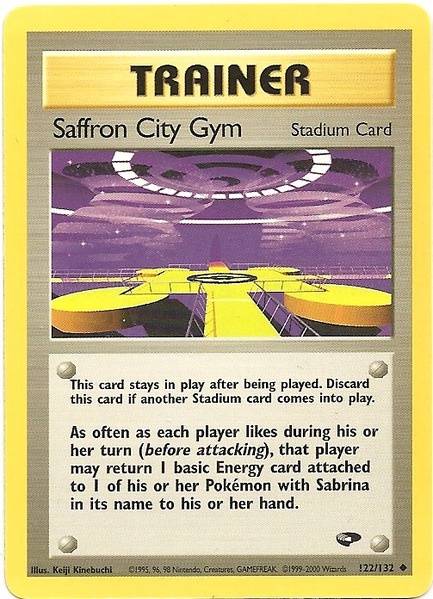 Saffron City Gym (122/132) [Gym Challenge Unlimited] | Tabernacle Games