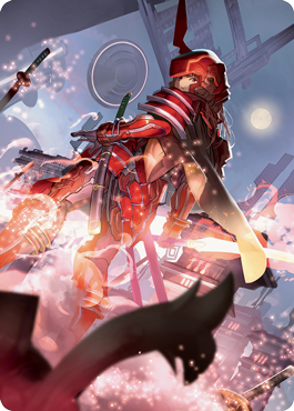 Peerless Samurai Art Card [Kamigawa: Neon Dynasty Art Series] | Tabernacle Games