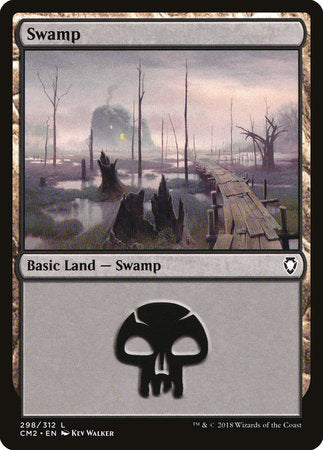 Swamp (298) [Commander Anthology Volume II] | Tabernacle Games