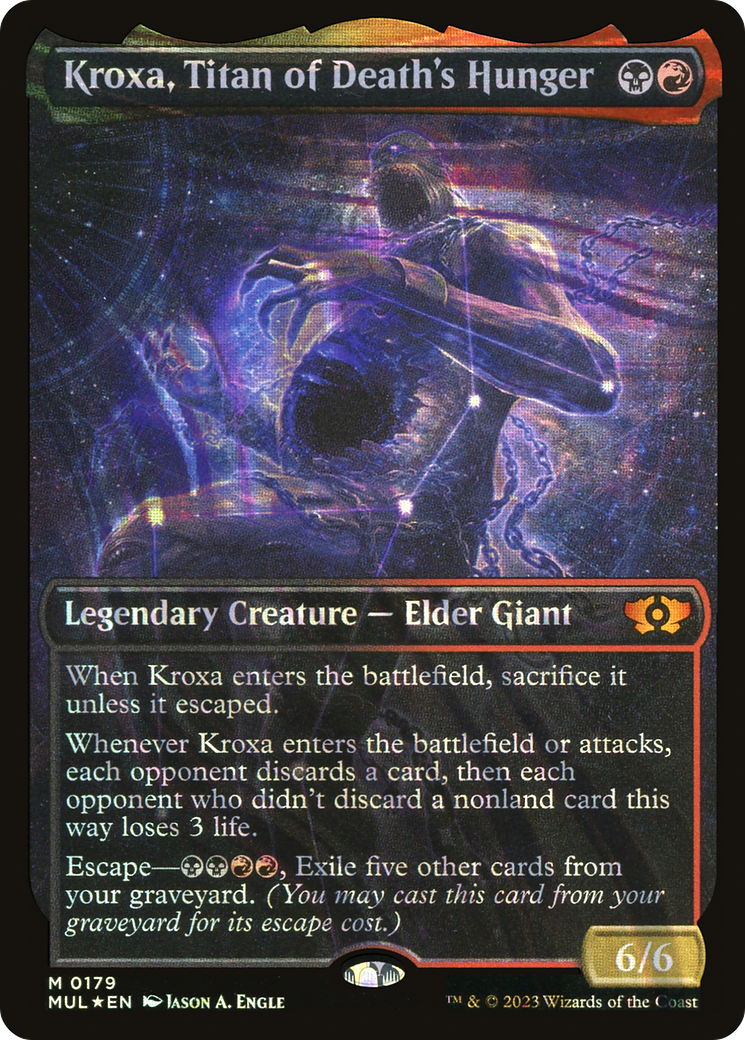 Kroxa, Titan of Death's Hunger (Halo Foil) [Multiverse Legends] | Tabernacle Games