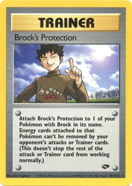 Brock's Protection (101/132) [Gym Challenge Unlimited] | Tabernacle Games