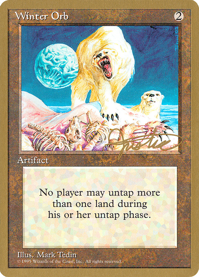 Winter Orb (Mark Justice) [Pro Tour Collector Set] | Tabernacle Games