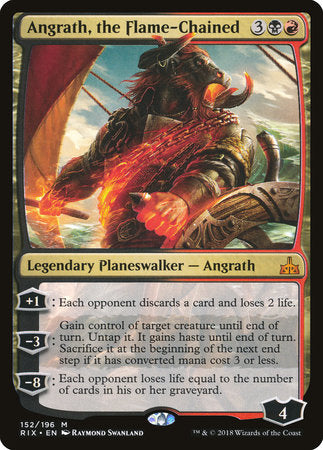 Angrath, the Flame-Chained [Rivals of Ixalan] | Tabernacle Games