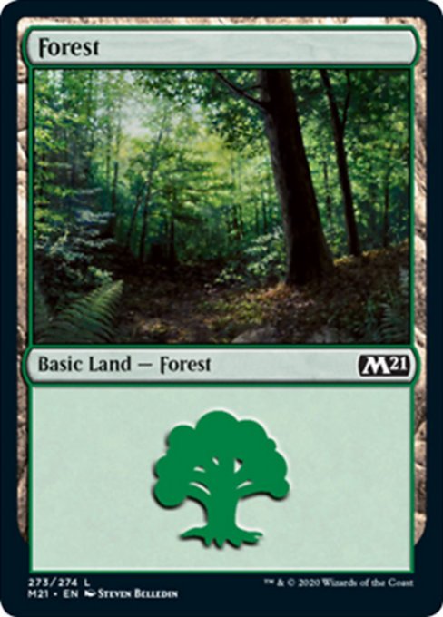 Forest (273) [Core Set 2021] | Tabernacle Games