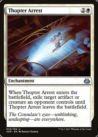 Thopter Arrest [Aether Revolt] | Tabernacle Games