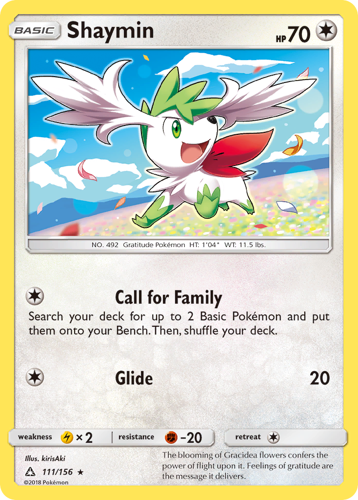 Shaymin (111/156) [Sun & Moon: Ultra Prism] | Tabernacle Games