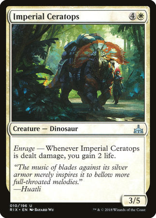 Imperial Ceratops [Rivals of Ixalan] | Tabernacle Games