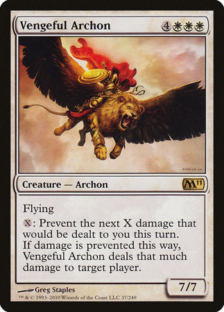 Vengeful Archon [Magic 2011] | Tabernacle Games