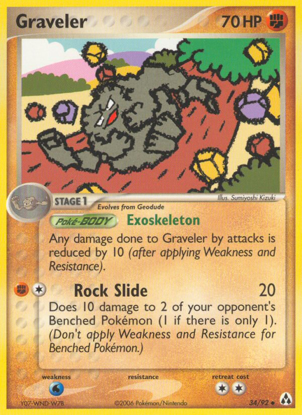 Graveler (34/92) [EX: Legend Maker] | Tabernacle Games