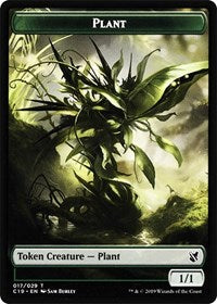 Plant // Morph Double-sided Token [Commander 2019 Tokens] | Tabernacle Games