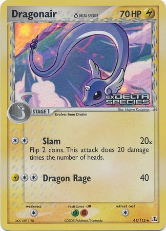 Dragonair (41/113) (Delta Species) (Stamped) [EX: Delta Species] | Tabernacle Games