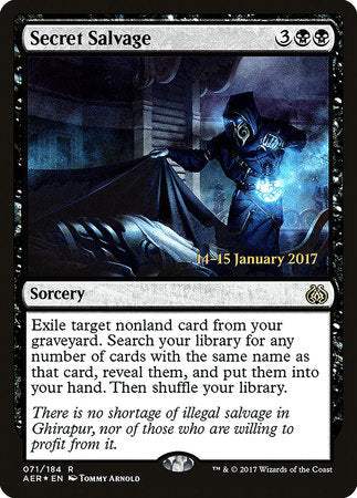 Secret Salvage [Aether Revolt Promos] | Tabernacle Games