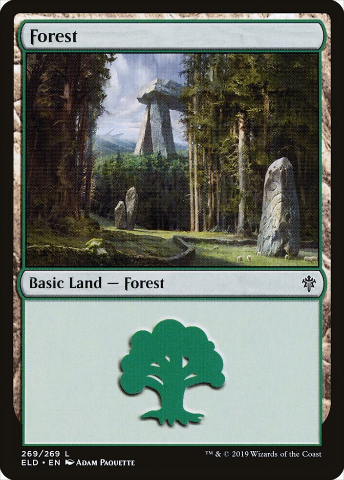 Forest (269) [Throne of Eldraine] | Tabernacle Games
