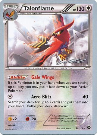 Talonflame (96/114) (Ninja Blitz - Cody Walinski) [World Championships 2016] | Tabernacle Games
