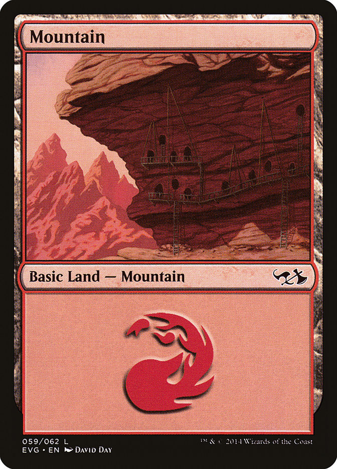 Mountain (59) (Elves vs. Goblins) [Duel Decks Anthology] | Tabernacle Games
